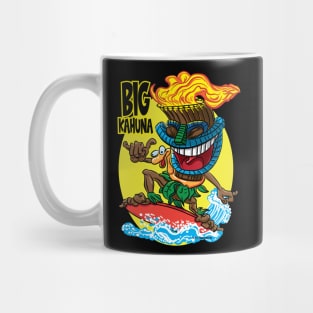 Big Kahuna Tiki Surfer Mug